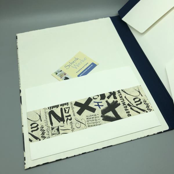 Mappe A4 Sammeln Schriftzeichen Buchstaben Steckfach