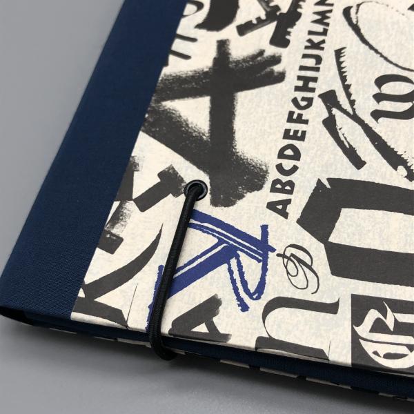 Mappe A4 Sammeln Schriftzeichen Buchstaben Detail Eyelet