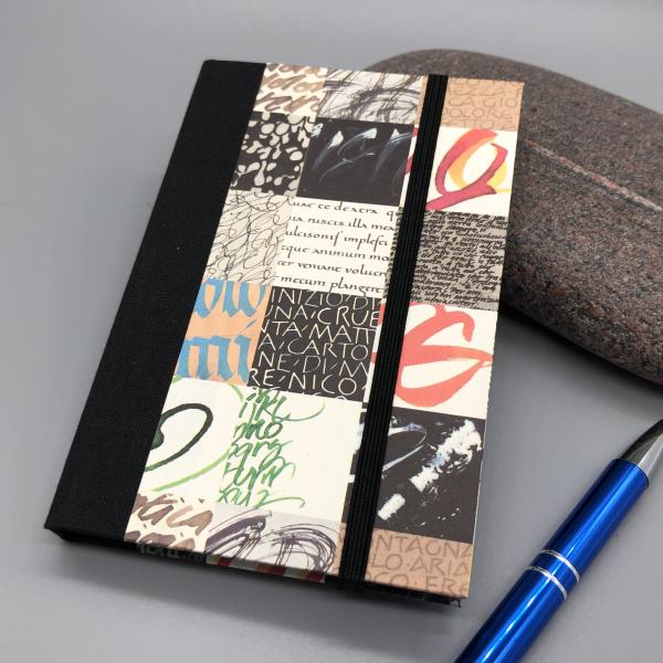 Buch Notizen Tage Gummiband schreiben Kalligrafie Muster Karos