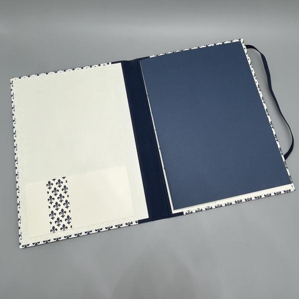 Notizen A5 Leinenrücken auswechselbar Heft Innenseite