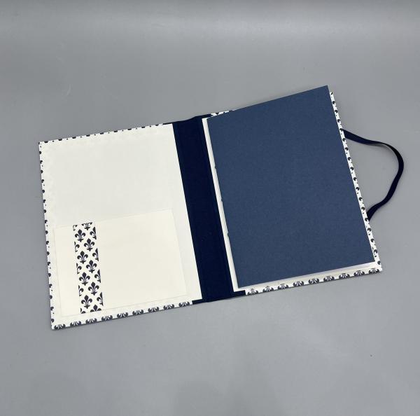 Notizen A6 Leinenrücken auswechselbar Heft Innenseite