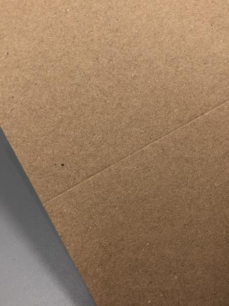 Karte A6 Papier Grußkarten braun Mittelfalz