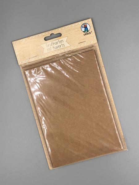 DIY Kraftkarton Briefumschläge Kartenrohlinge Sammelpackung