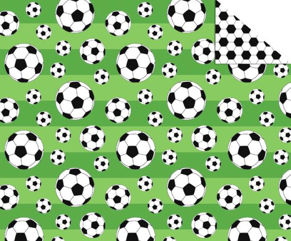 Bastelmaterial Karton grün Fußball
