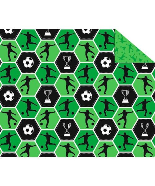 Bastelmaterial Karton grün Fußballspieler