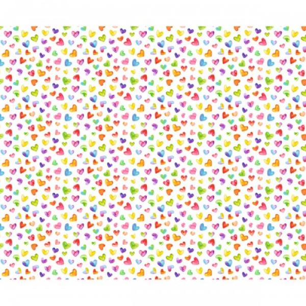 Bastelkarton bunt Bastelmaterial Herz Vorderseite A4