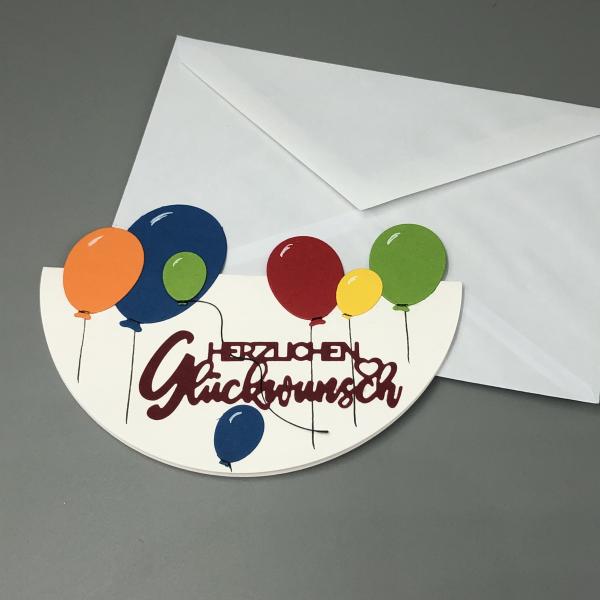 Herzlichen Glückwunsch, mit Kuvert